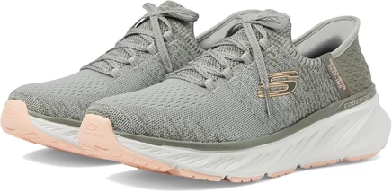 Мужские кроссовки Skechers Edgeride, зелено-оранжевые