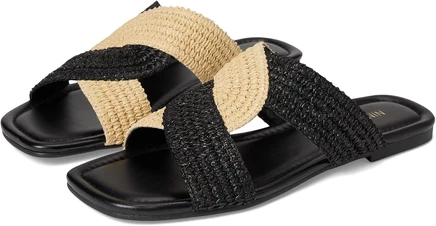 Женские сандалии Nine West Quara, черно-бежевые