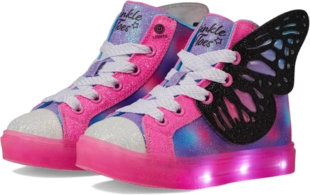 Детские кроссовки Skechers Twinkle Sparks 314705L со светом, черные/мульти