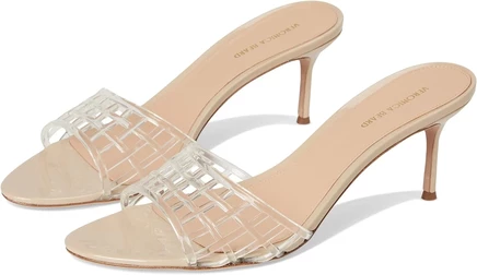 Veronica Beard Tia Jelly clear/sand beige jelly