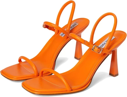Женские босоножки Steve Madden Zenn кожаные, оранжевые