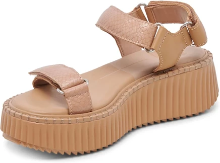 Кожа с тиснением Dolce Vita Debra toffee