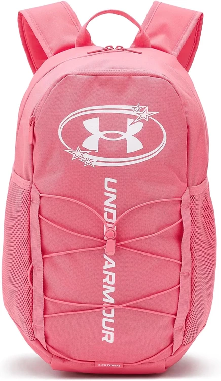 Рюкзак Under Armour Hustle Sport 6.0, розово-серебристый