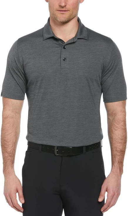 Мужское поло Callaway Classic Jacquard, черное
