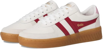 white/deep red/candy/gum