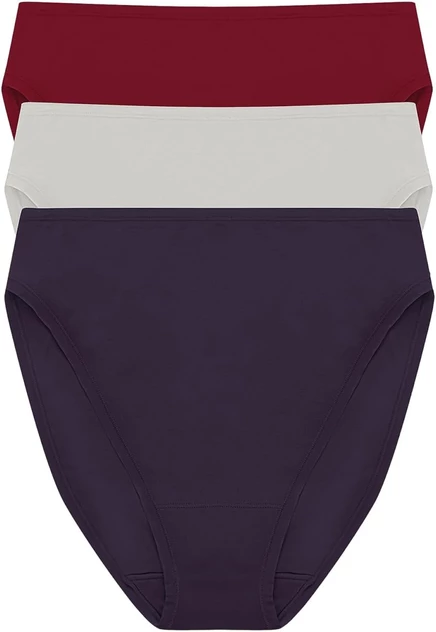 Женские трусы Natori Bliss Bare высокие, 3 шт., разноцветные