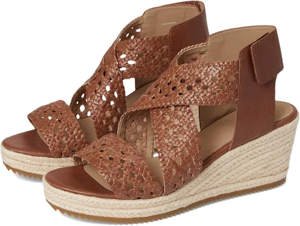 Женские босоножки Eileen Fisher Willow Wedge, рыжевато-коричневые
