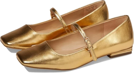 Женские балетки franco sarto tinsley mary jane, золотистые