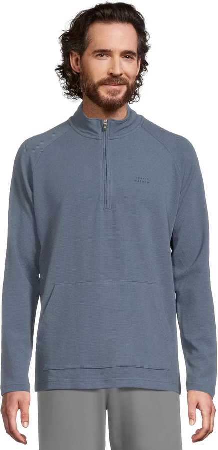 TravisMathew Performance Waffle bering sea