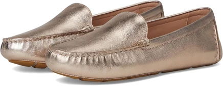 Женские драйверы Cole Haan Emmie, кожаные, розовое золото
