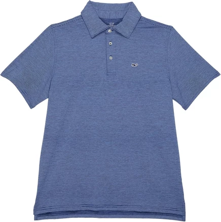 Детское поло VINEYARD VINES KIDS Sankaty, темно-синее