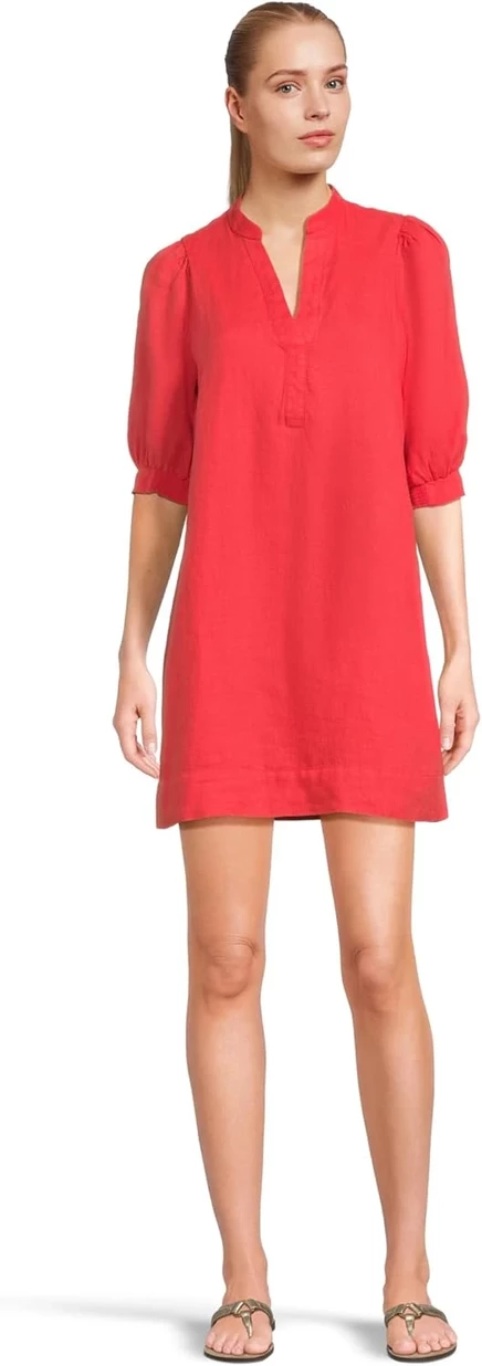 Женское льняное платье Lilly Pulitzer Mialeigh, коралловое