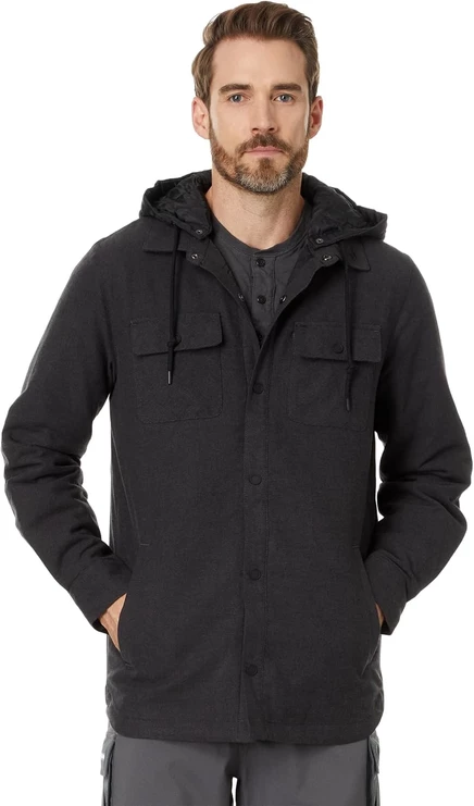 Мужская фланелевая куртка Volcom Snow Insulated Riding, черная