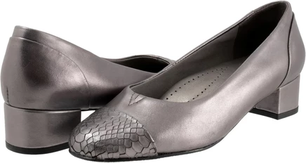 Женские туфли-лодочки Trotters Daisy, металлический змеиный принт