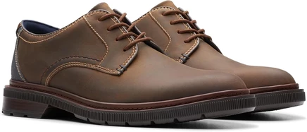 Мужские оксфорды Clarks Burchill Derby кожаные, медовый