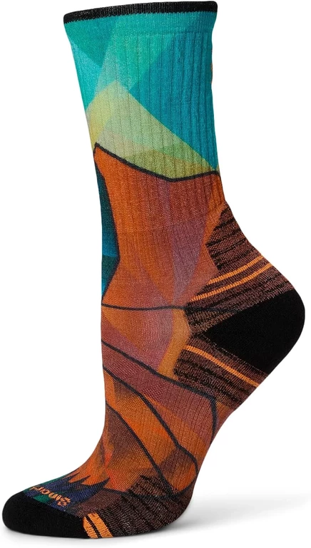 Носки Smartwool Hike Targeted Cushion Mountain Prism Print Crew Socks