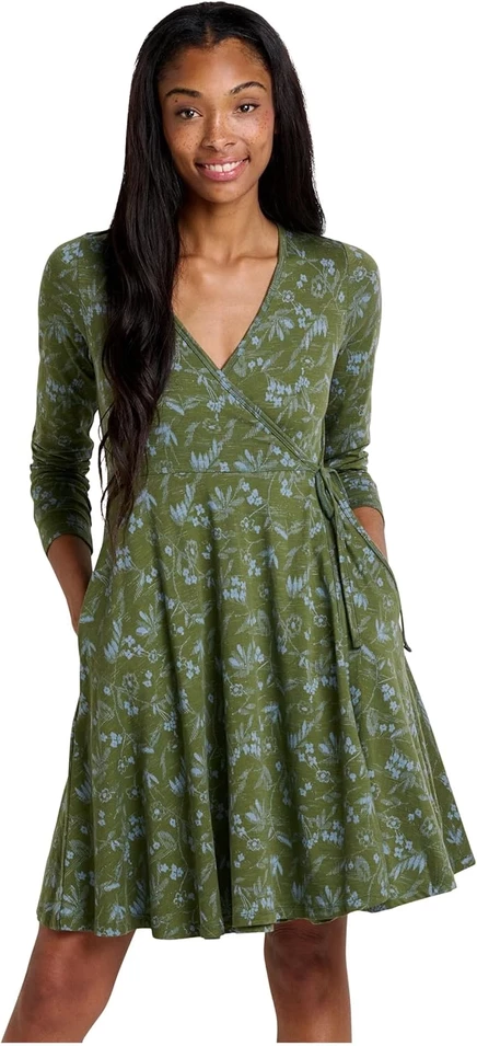 Платье Toad&Co Freesia Wrap Long Sleeve Dress