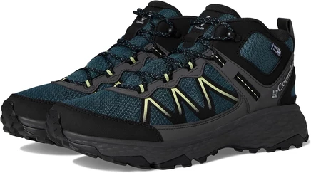 Треккинговые ботинки Columbia Peakfreak Mid, сине-лимонные