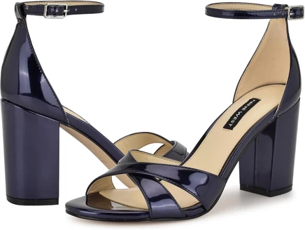 Nine West Saile темно-синий зеркальный металлический
