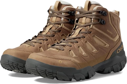Мужские треккинговые ботинки Oboz Sawtooth X Mid B-DRY, рыжевато-коричневые