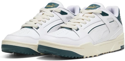 Унисекс кроссовки Puma Golf Slipstream-G, бело-зеленые