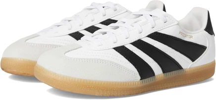 Детские кроссовки adidas Predator, бело-черно-золотые
