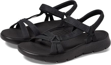 Женские сандалии Skechers Go Walk Flex Sublime, черные