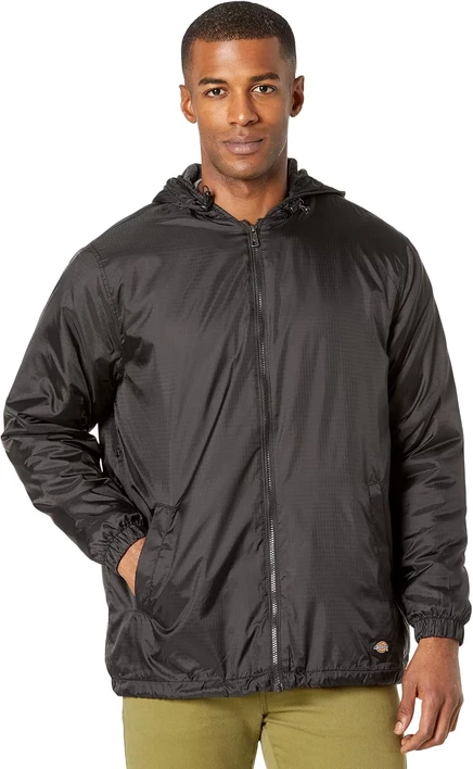 Куртка Dickies Ripstop, черная, на флисе