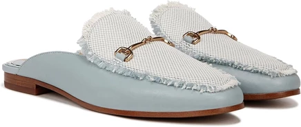 Женские лоферы sam edelman linnie fray, небесно-голубые