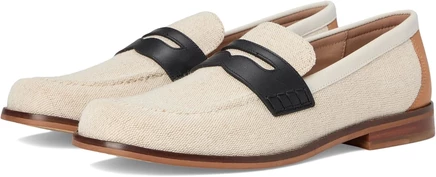 Мокасины Cole Haan Lana Lux Penny из парусины с обновленной отделкой/черный/ivroy