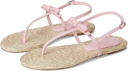 Сандалии-эспадрильи Stuart Weitzman Felicity из розового маршмеллоу/натуральные