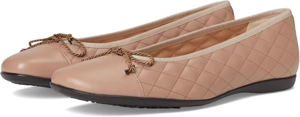 Женские балетки French Sole Passport-R, кофейные