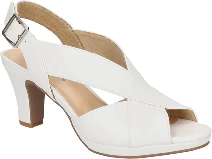 Женские босоножки Easy Street Christy на каблуке, белые