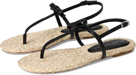 Сандалии-эспадрильи Stuart Weitzman Felicity черные/натуральные