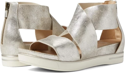 Женские сандалии Eileen Fisher Sport, замша, платина