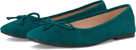 Женские балетки cole haan yara, замшевые, зеленые