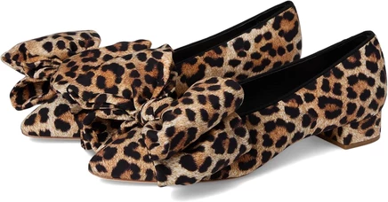 Женские балетки Loeffler Randall Noa Bow, леопардовые