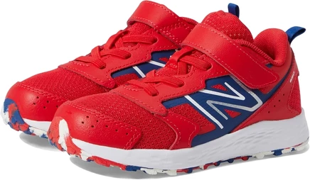 New Balance Kids Fresh Foam 650v1 Банджи-шнурок с верхним ремешком (для младенцев / малышей) team red /ночное небо