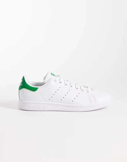Женские кеды Adidas Originals Stan Smith, бело-зеленые