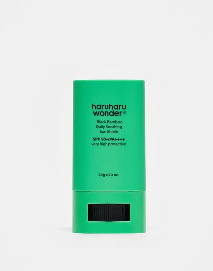 Солнцезащитный стик Korean Skincare haruharu wonder Black Bamboo SPF50+ 20 г