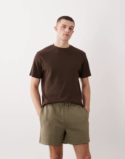 Мужские шорты ASOS Design Essentials оверсайз, хаки