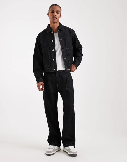 Мужские джинсы Jack & Jones Ted прямые Raw wash, синие