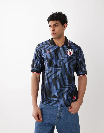 Мужская футболка-поло Nike USA World Cup Energy, темно-синяя
