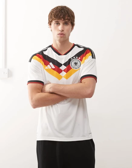 Мужская игровая футболка adidas Германия домашняя, белая