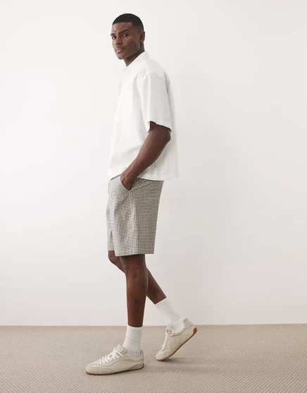 Мужские джорты asos design в клетку, со шнурком, разноцветные