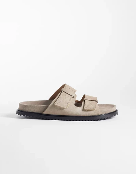 Мужские сандалии Noak Two Strap из замши, песочные