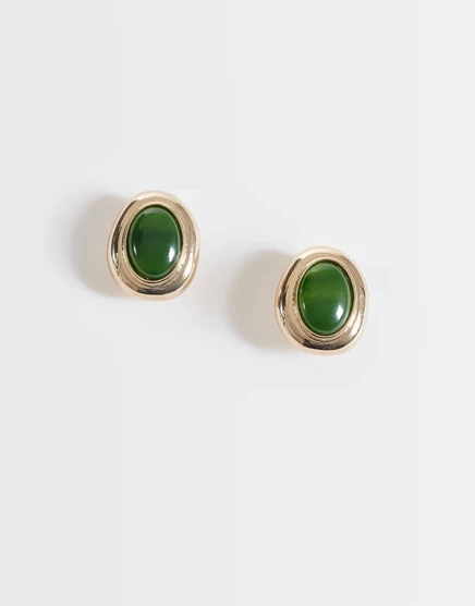 Женские серьги Accessorize с имитацией камня, золотистые