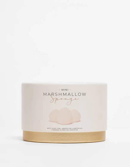 Набор мини-зефирных губок Clomana Beauty Mini Marshmallow из 4 штук n/a