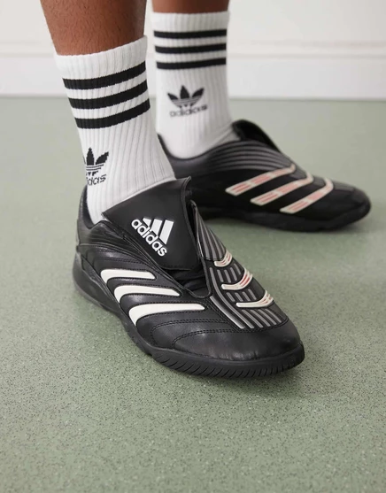 Кроссовки adidas Originals Predator Sala черного и серебристого цветов  black
