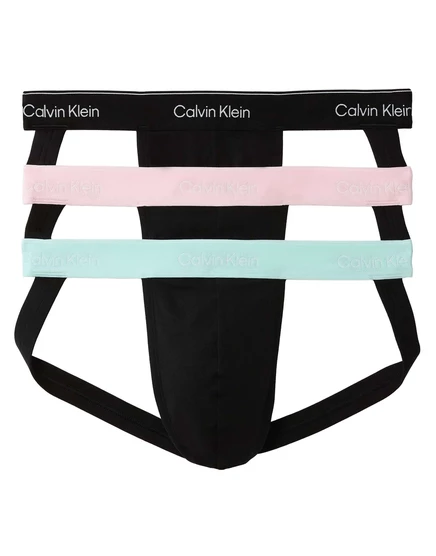 Мужские джокстры Calvin Klein Icon, черные/цветные пояса